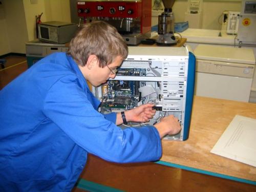 Changement composant informatique